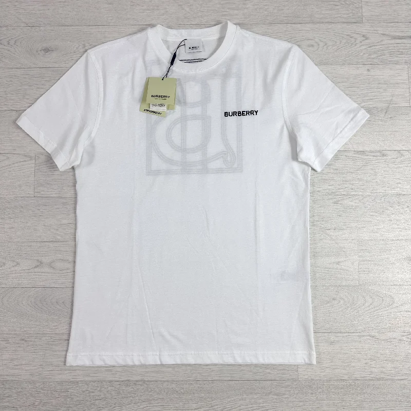 TB Embroidered T-shirt White